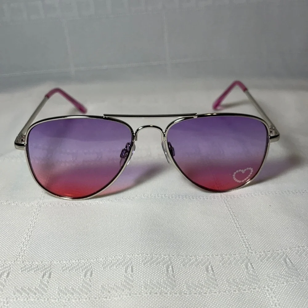 *5 for $25* NWOT Kids FGX International Fashion Sunglasses Pink Gradient Aviator